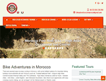 Tablet Screenshot of bikeadventuresinmorocco.com